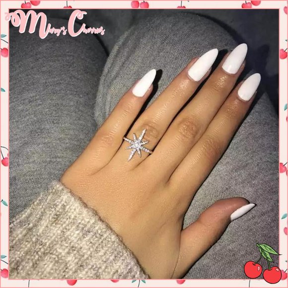 Mary's Cherries Boutique Jewelry - 🍒 Last NORTH Star Diamond Open Ring